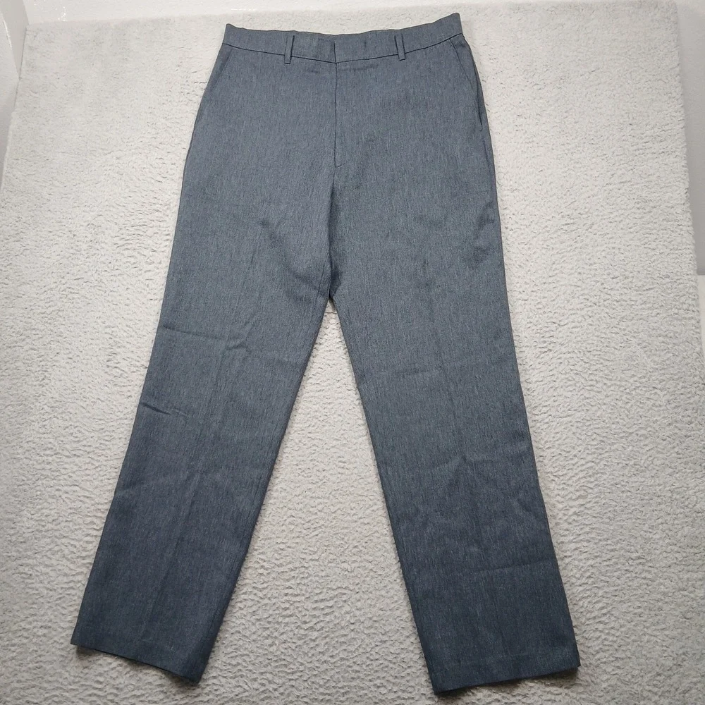 Levi's Action Slacks Men's 36x32 Gray Dress Pants‎ Polyester USA Made